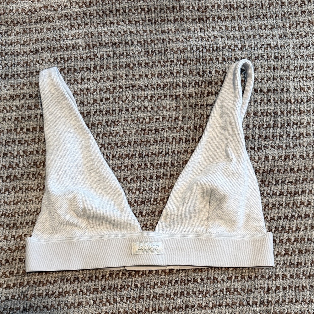 SKIMS Light Gray Triangle Bralette